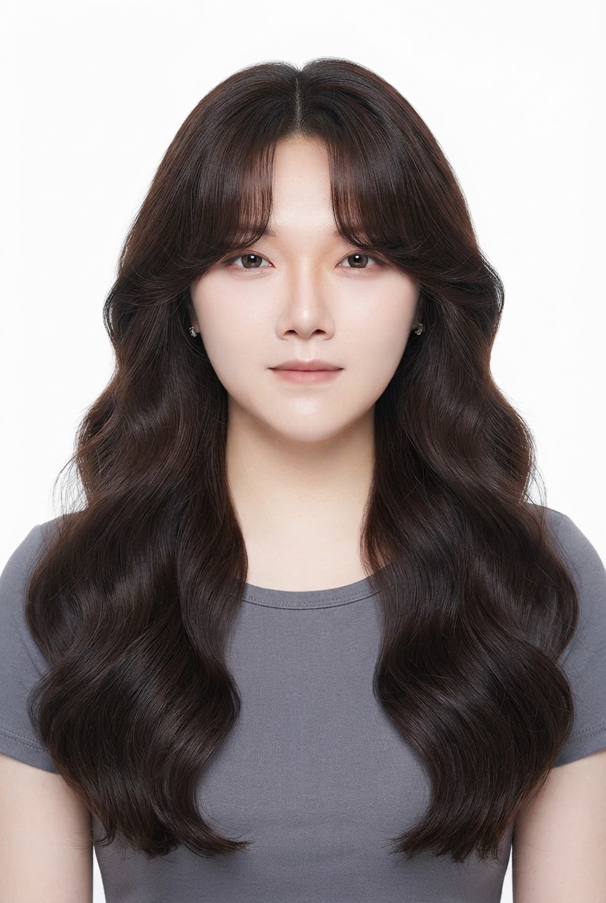 여자 롱 스타일