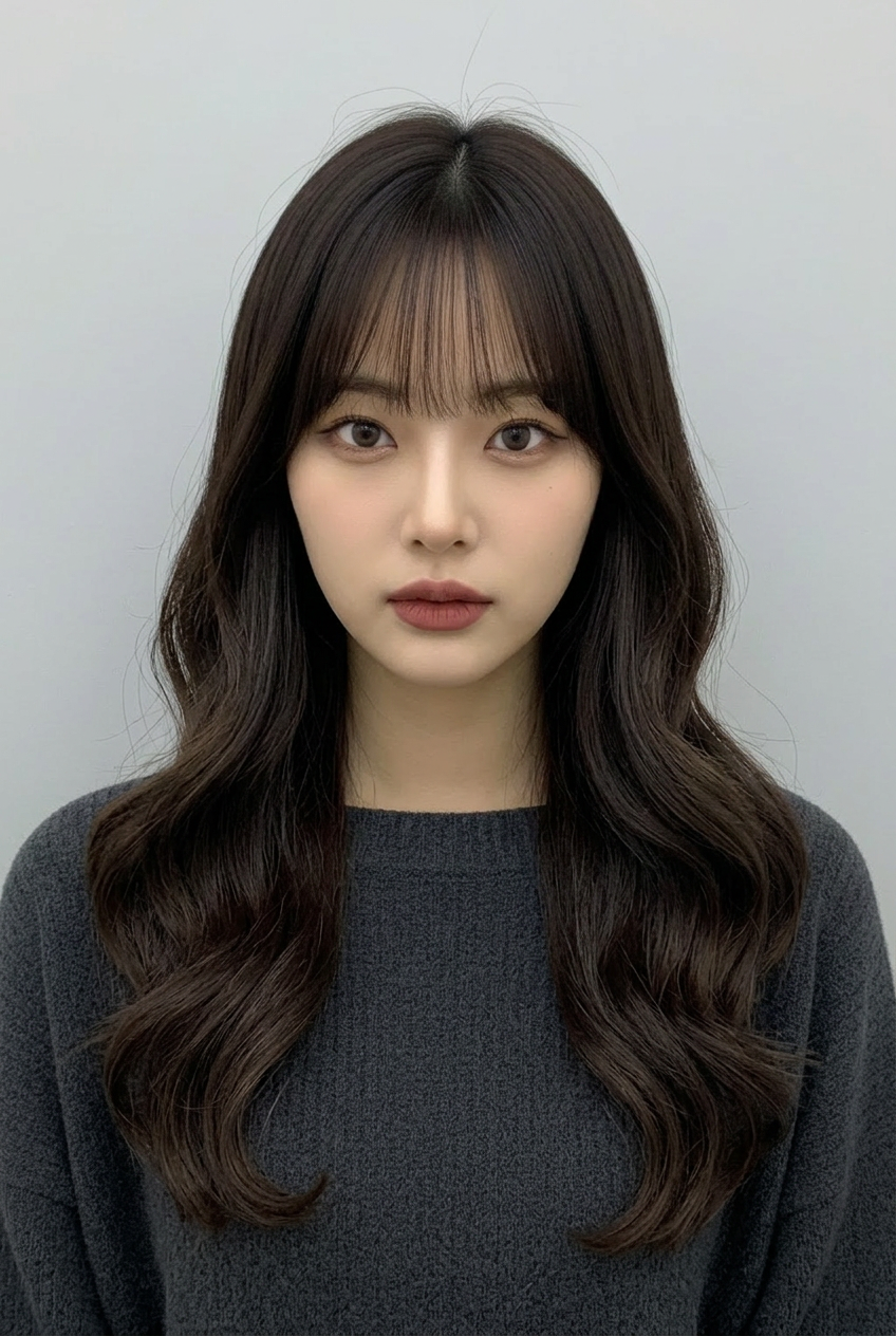 여자 롱 스타일